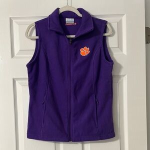 Columbia Women's Purple Fleece Vest